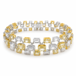 24.09ct Yellow and White Diamonds Bracelet