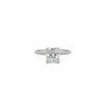 0.71ct Pinky Radiant Diamond Ring