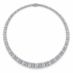 54.79ct Oval and Emerald Diamonds Necklace
