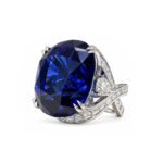 88.88ct Royal Blue Sapphire Ring - Image 2