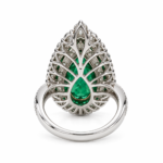 3.94ct Green Emerald and Diamonds Ring - Image 2