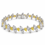 18.33ct Yellow and White Diamonds Bracelet