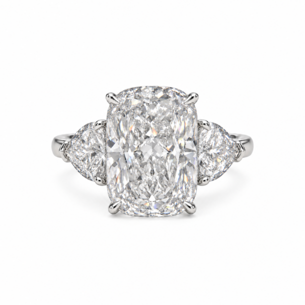4.01ct Cushion Diamond Ring