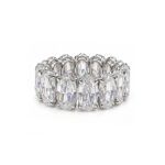 13.23ct Oval Diamonds Eternity Ring